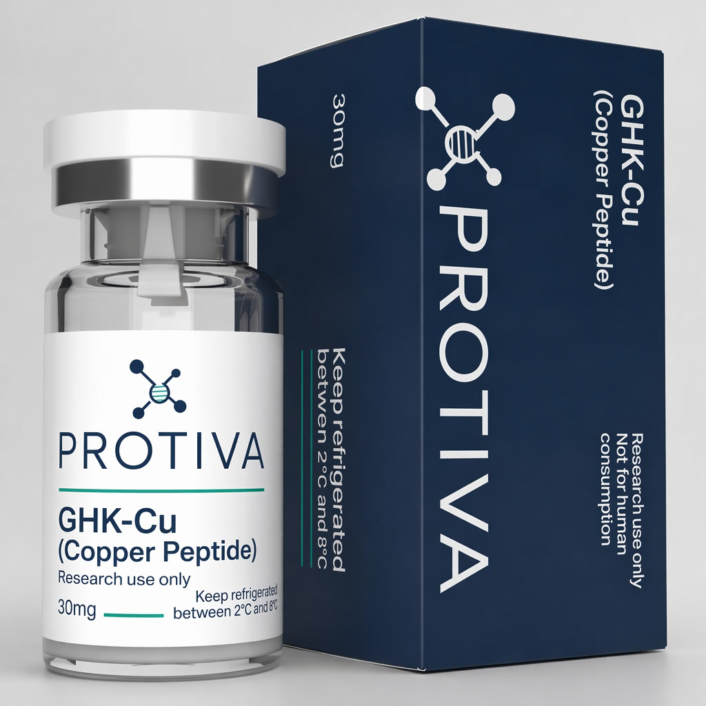 GHK-Cu research-grade copper peptide reference material